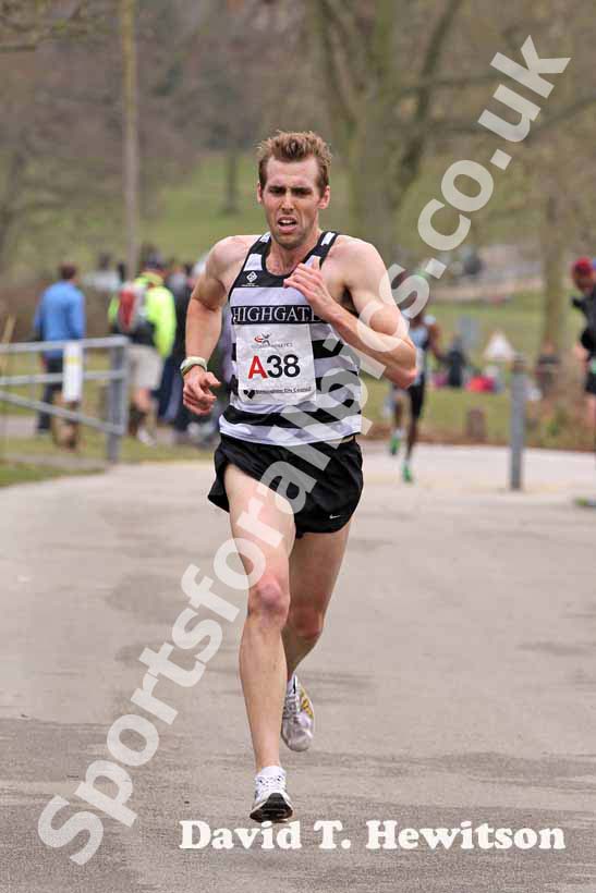 Danny Russell (Highgate) during the National Mens12 Stage Relay.